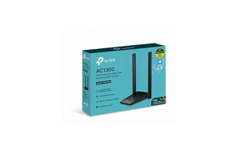 Tp-Link AC1300 Dual Antennas Wireless USB Adapter Archer T4U Plus
