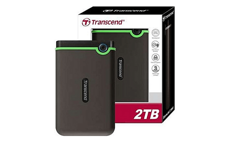 Transcend 2TB External Portable Hard Drive New