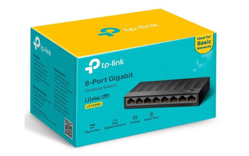 Tp-Link 8 Port Gigabit Desktop Switch Litewave LS1008G - Image 2