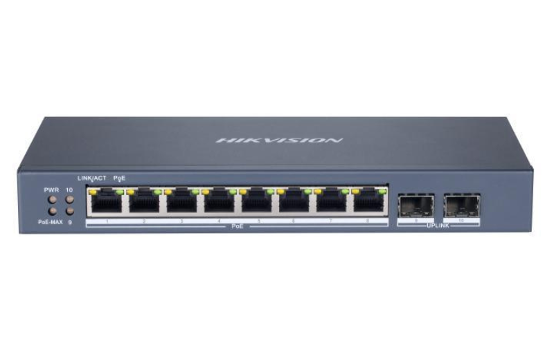 Hikvision Unmanaged 8 Port POE Switch DS-3E0109P-E/M(B) - Image 4