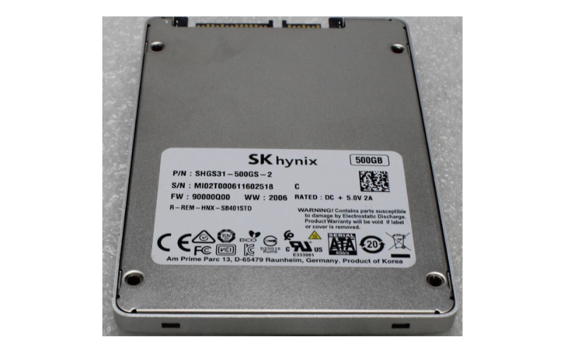 SK Hynix 500GB SSD 2.5" Sata Used