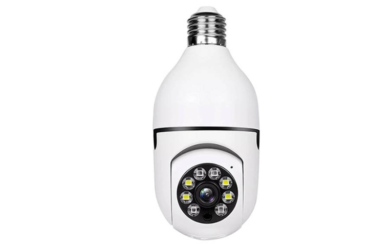 Smart Bulb Camera V380 Single Lens Bulb Camera