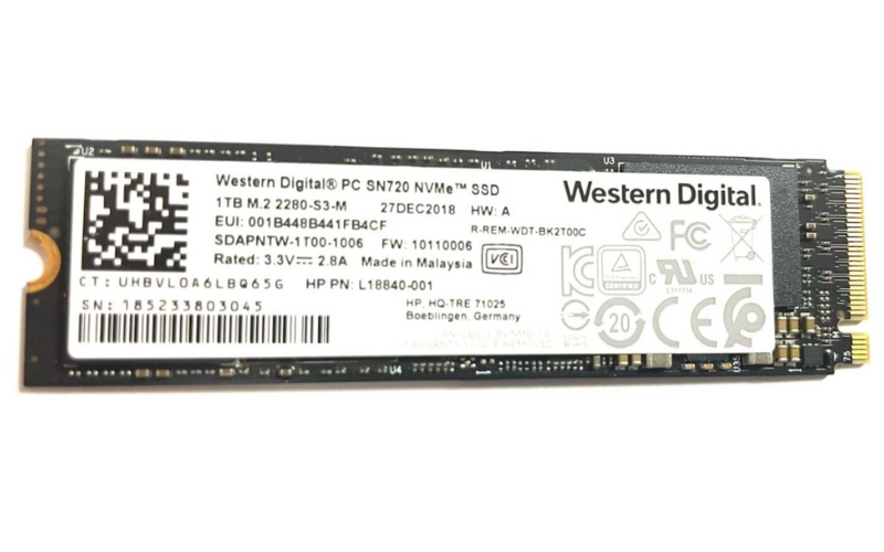 WD PC SN720 NVME Used