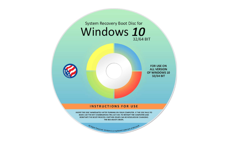 Windows 10 All Versions Green DVD