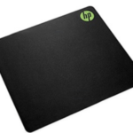 HP black mousepad top view