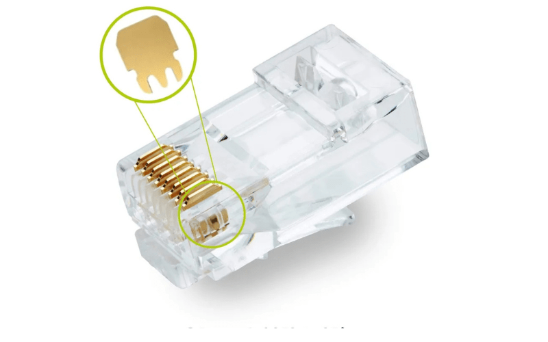 Master IT Digree Gold CAT6 RJ45 Connector 100pcs Pack