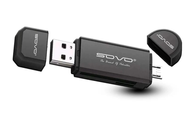 SOVO SOU-370 Micro 2 in 1 OTG Card Reader