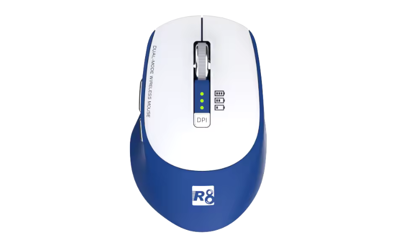 R8 Dual Mode Wireless + Bluetooth Mouse Black