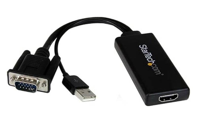 HDTV Adapter HDMI to HDMI+VGA with Audio Adapter