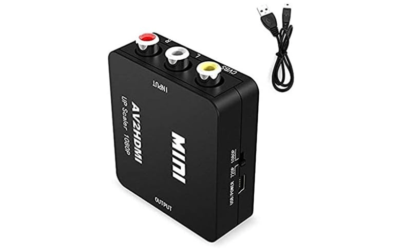 Mini AV to HDMI Converter 1080P front view