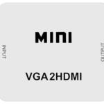 Mini VGA to HDMI Converter Plug-and-Play Adapter