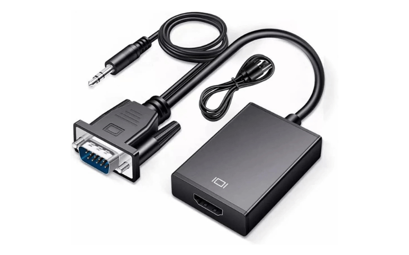 JSAUX VGA to HDMI Cable with Audio Aux
