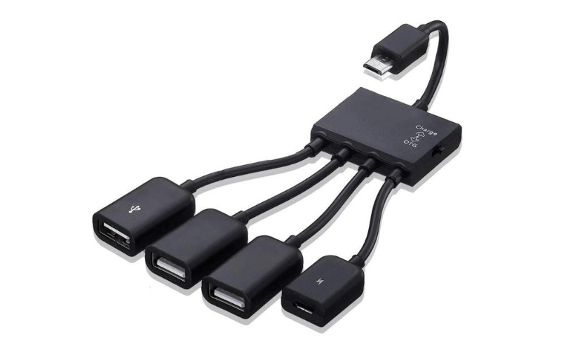 Usb Hub 4 Port + Multifunction Charger