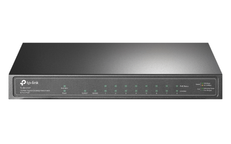 TP-LINK lOPORT GIGABIT+POE SWITCH TL-SG1210P